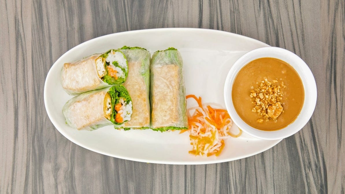Tofu Spring Rolls.